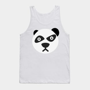 Interesting panda face, strange panda Tank Top